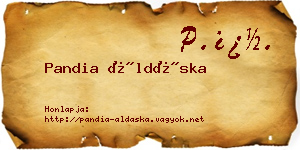 Pandia Áldáska névjegykártya